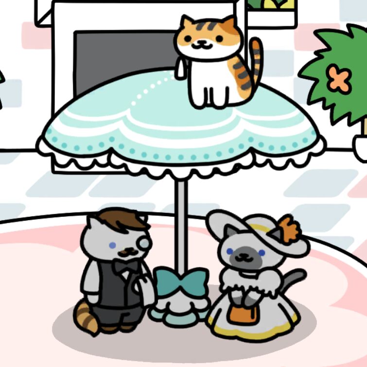 さふぁいあさん＆せばすさん　メルヘンパラソル　フラワーガーデン