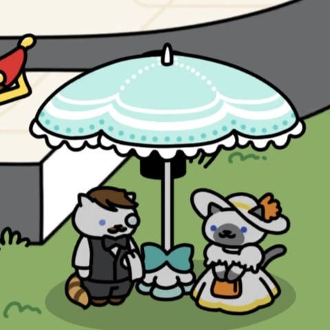 さふぁいあさん＆せばすさん　メルヘンパラソル　モダンスタイル