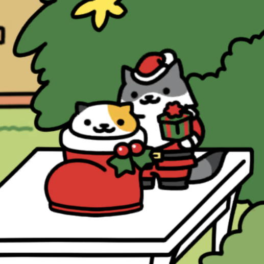 さんたさん　クリスマスブーツ　ウッドデッキ