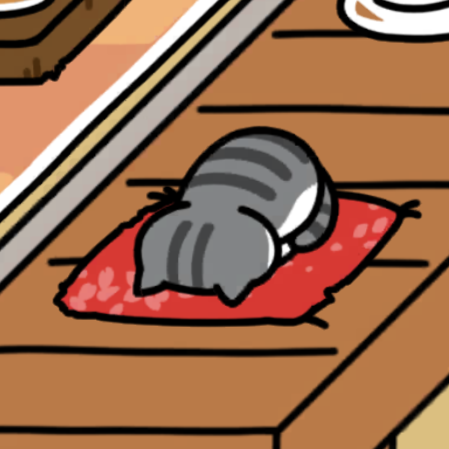 しろさばさん　いつもの１　ごめん寝