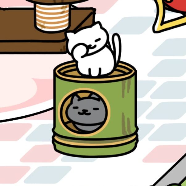 しろねこさん ねむねむ、はいいろさん　フラワーガーデン