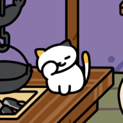 しろみけさん　ねむねむ　ねこのリゾート