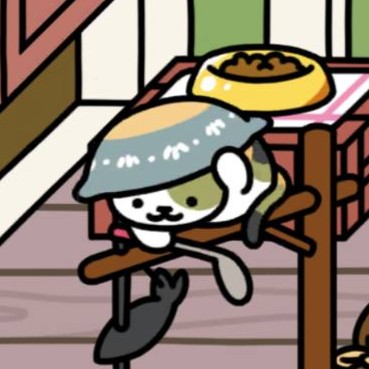 なべねこさん　取付け囲炉裏　カリカリ西部劇