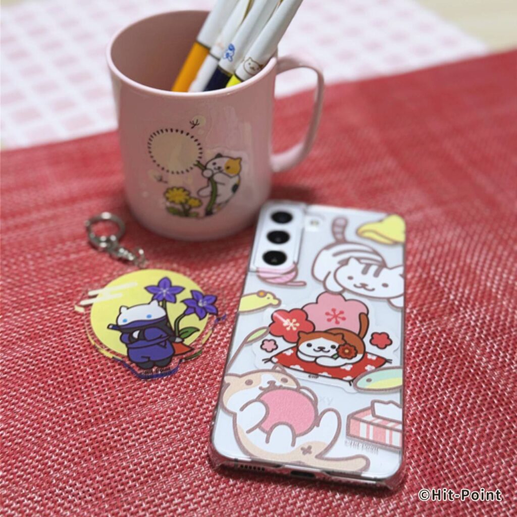 ねこの日　スマホケース