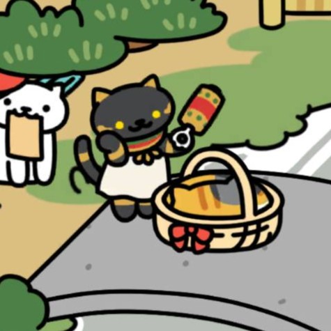 ばすてとさん 池と床の間