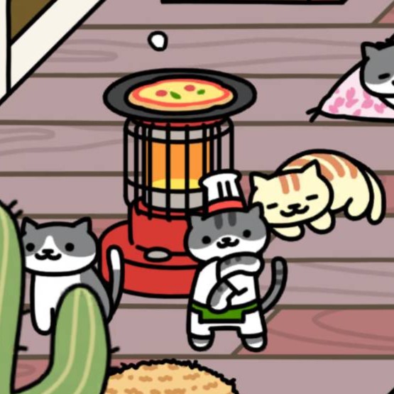 びすとろさん ストーブ カリカリ西部劇