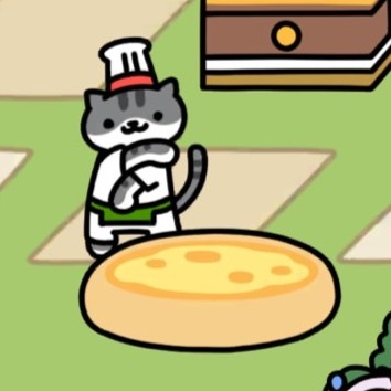 びすとろさん ピザクッション(プレーン) フラワーガーデン