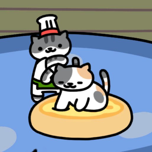 びすとろさん&うすみけさん ピザクッション(プレーン) ねこのリゾート