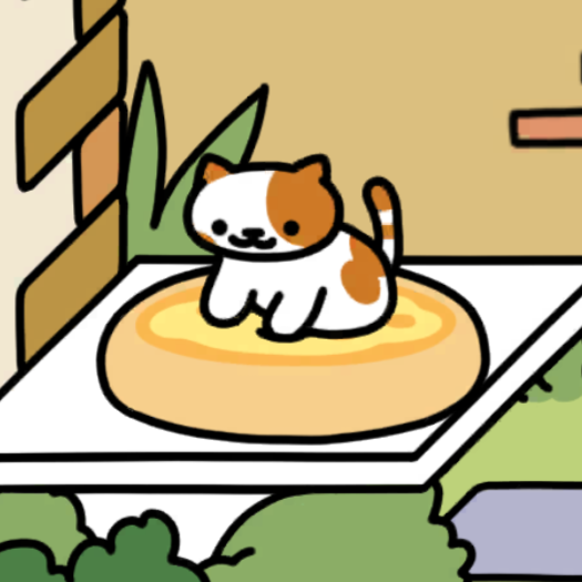 ぶちさん　こねこね　ウッドデッキ