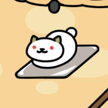 ゆきねこさん　アルミプレート　スイーツガーデン