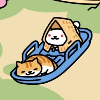 ゆきねこさん　ソリ