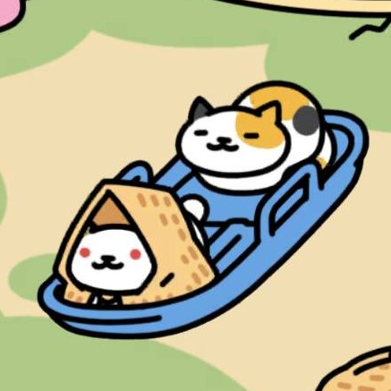 ゆきねこさん　ソリ　スイーツガーデン