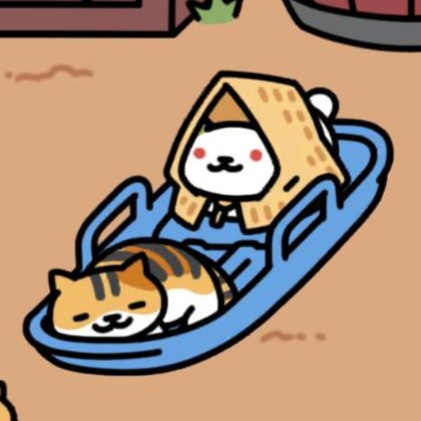 ゆきねこさん&とーびーさん　雪ソリ　カリカリ西部劇