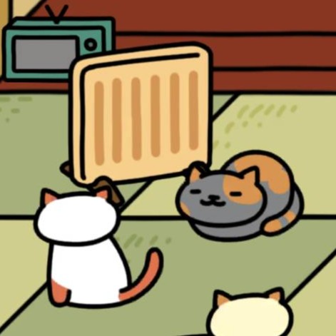 パネルヒーター　池と床の間