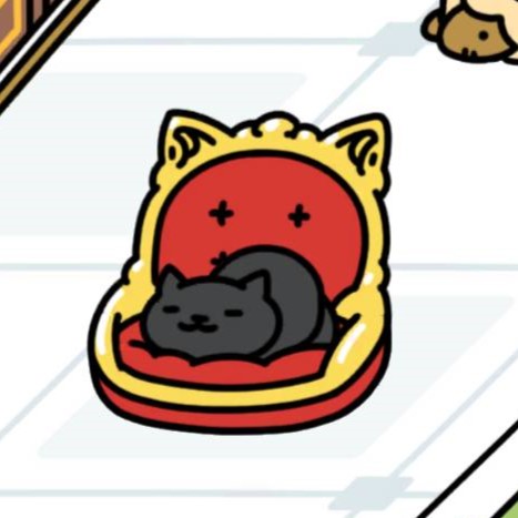 ゴージャスベッド　くろねこさん