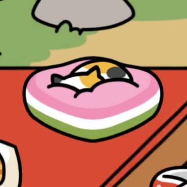 とびみけさん　菱餅クッション