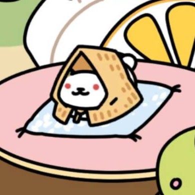 ゆきねこさん　しらゆき座布団　スイーツガーデン