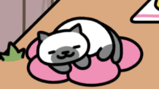 ウメクッション(桃)　ぽいんとさん