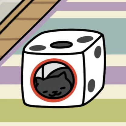 サイコロキューブ　くろねこさん