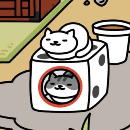 サイコロキューブ しろねこさん、しろさばさん