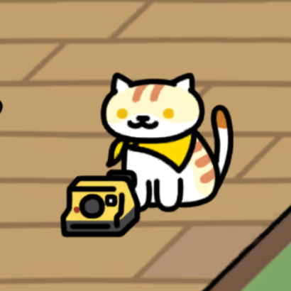 マイねこさん　インスタントカメラ　カフェスペース