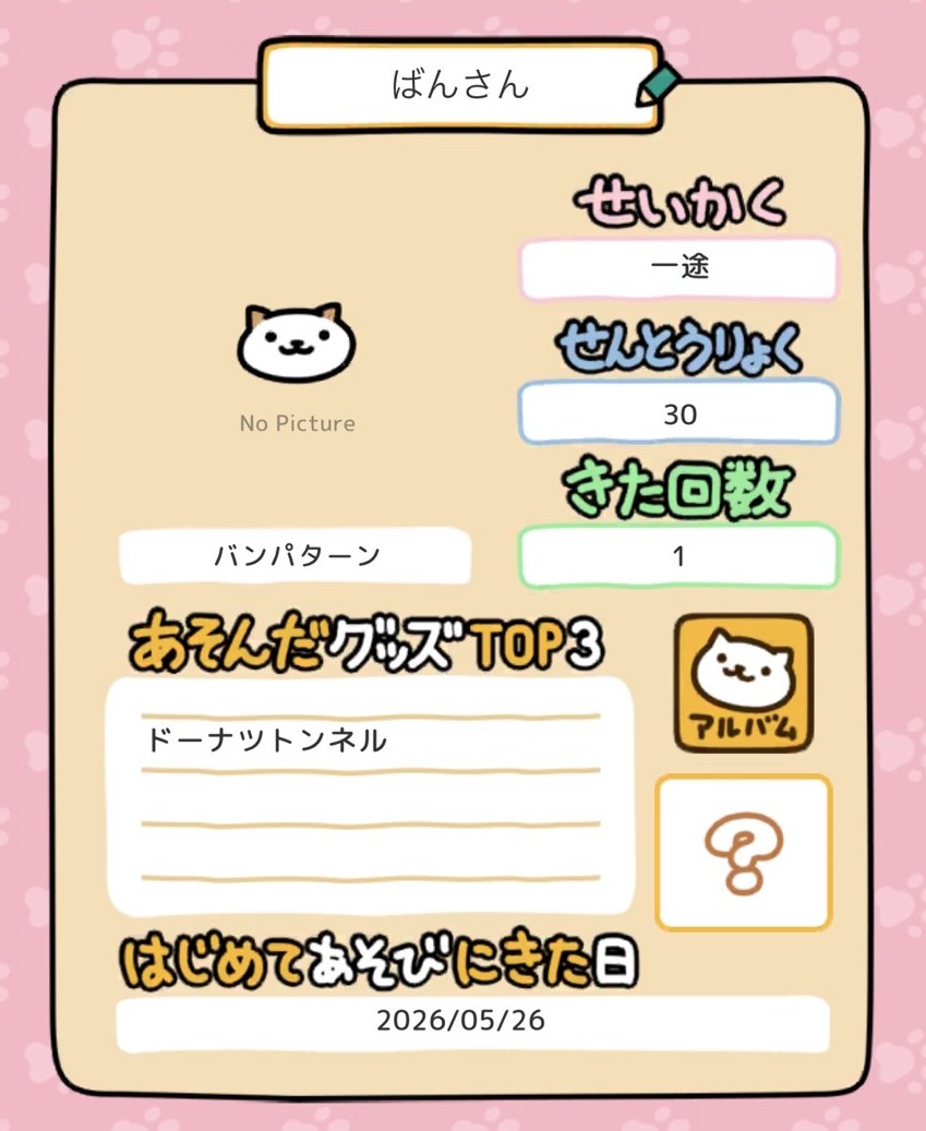 ばんさん　アルバム　プロフィール