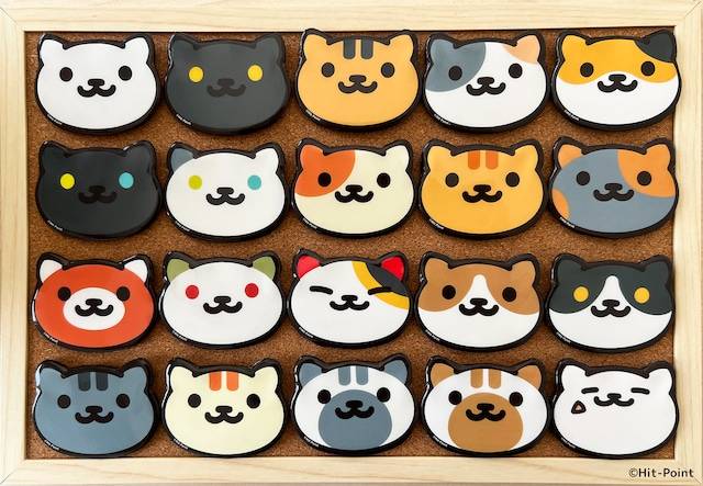 ねこあつめ２　缶バッジ全て