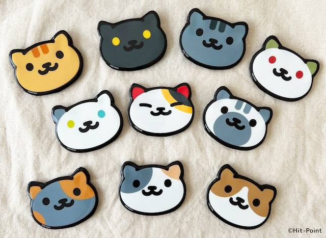 ねこあつめ２　缶バッジ２