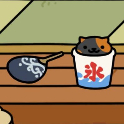 アイスバケツ(かき氷)　うちわ　さびがらさん