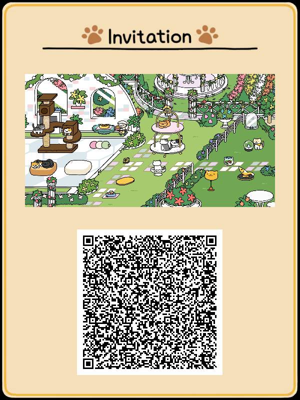 ねこあつめ　おでかけQRコード