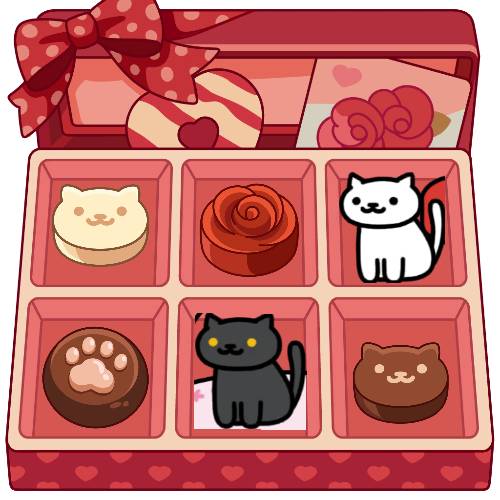 ねこさんたちのバレンタイン
