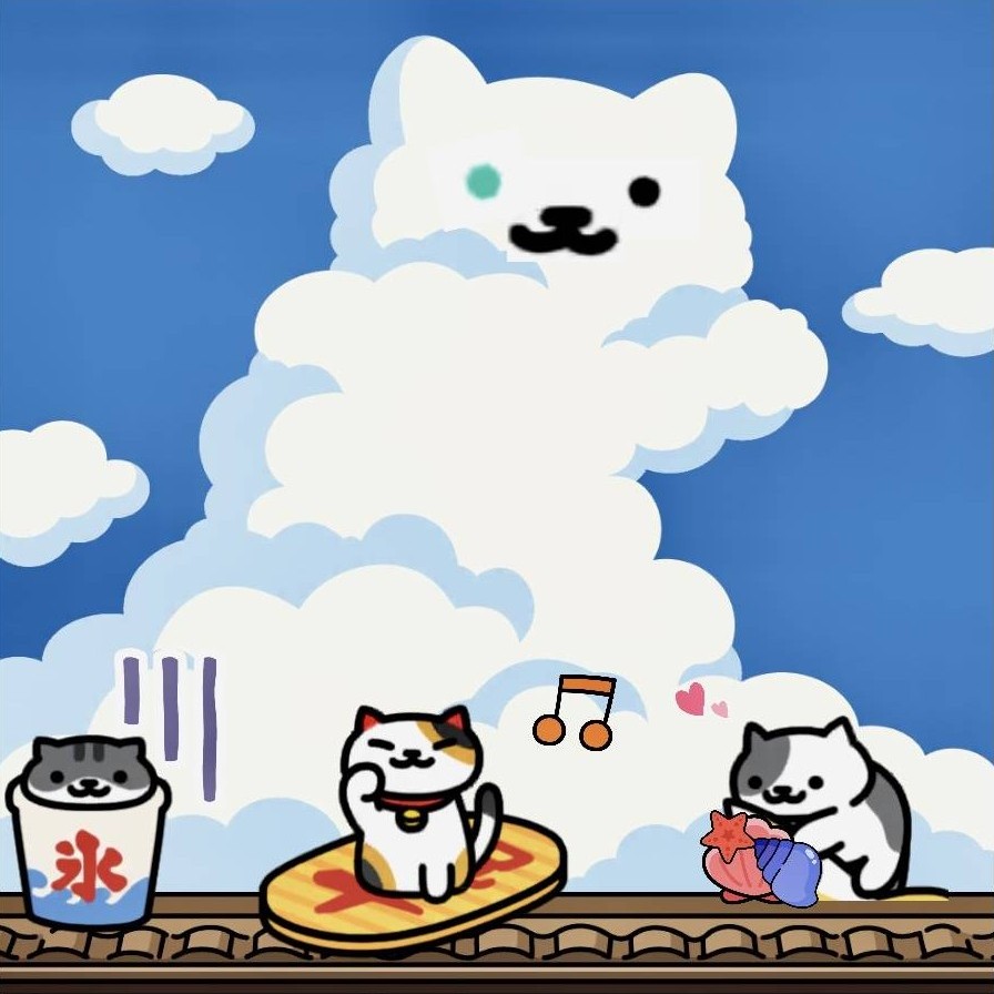 屋根の上
